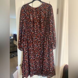 Plus Flower Dress - Size 16